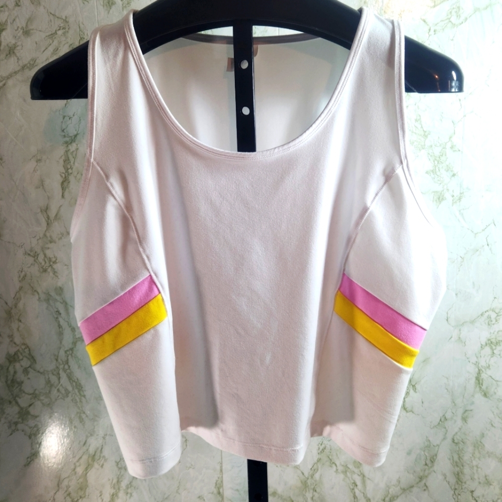 IDEOLOGY White Cropped Tank